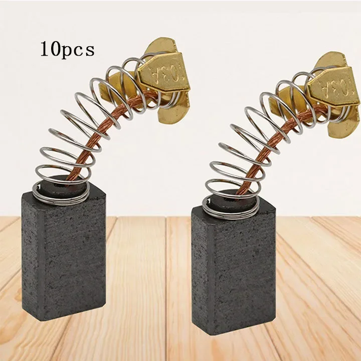 Power Tools Jack Hammer - 10 peças 15x10x6mm escova de carbono