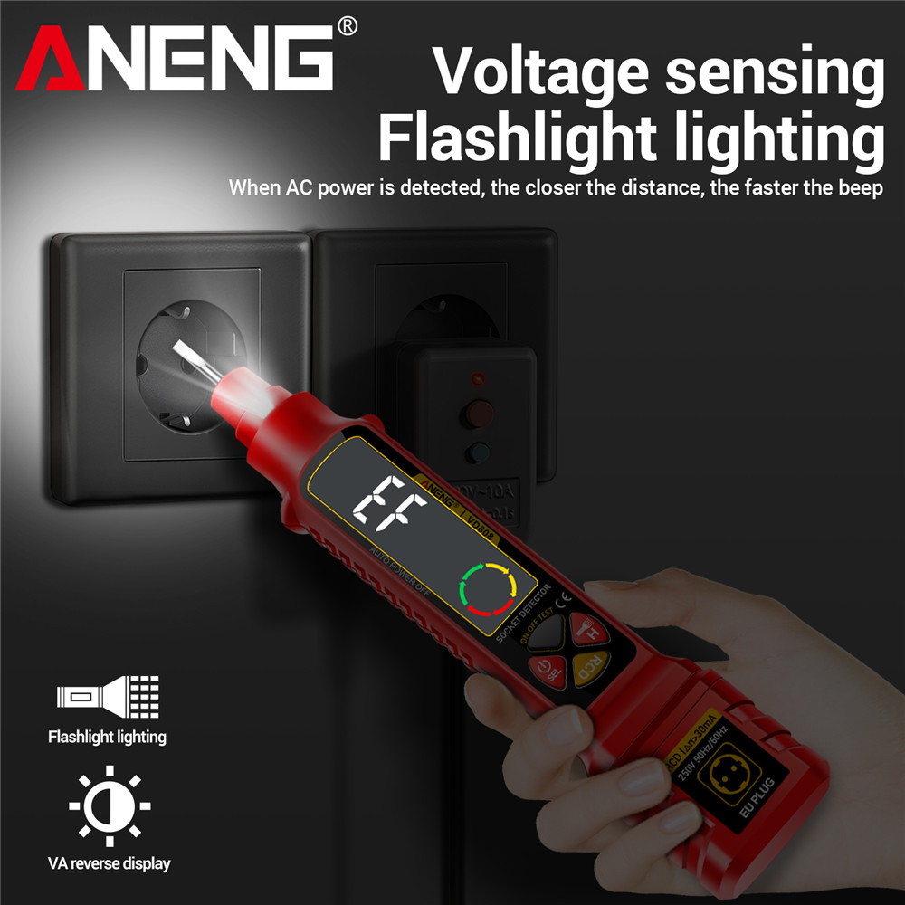 Testador de potência de soquet - Power Tools Voltage avaliação e preço