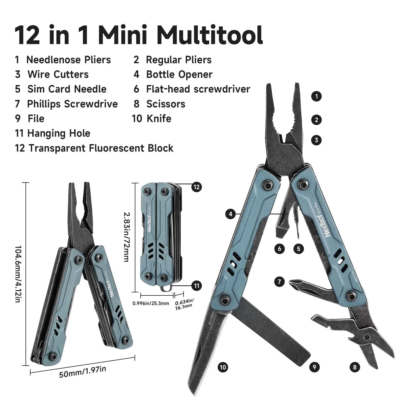 2025 novo nextool mini marinhe - Power Key Tools avaliação e preço