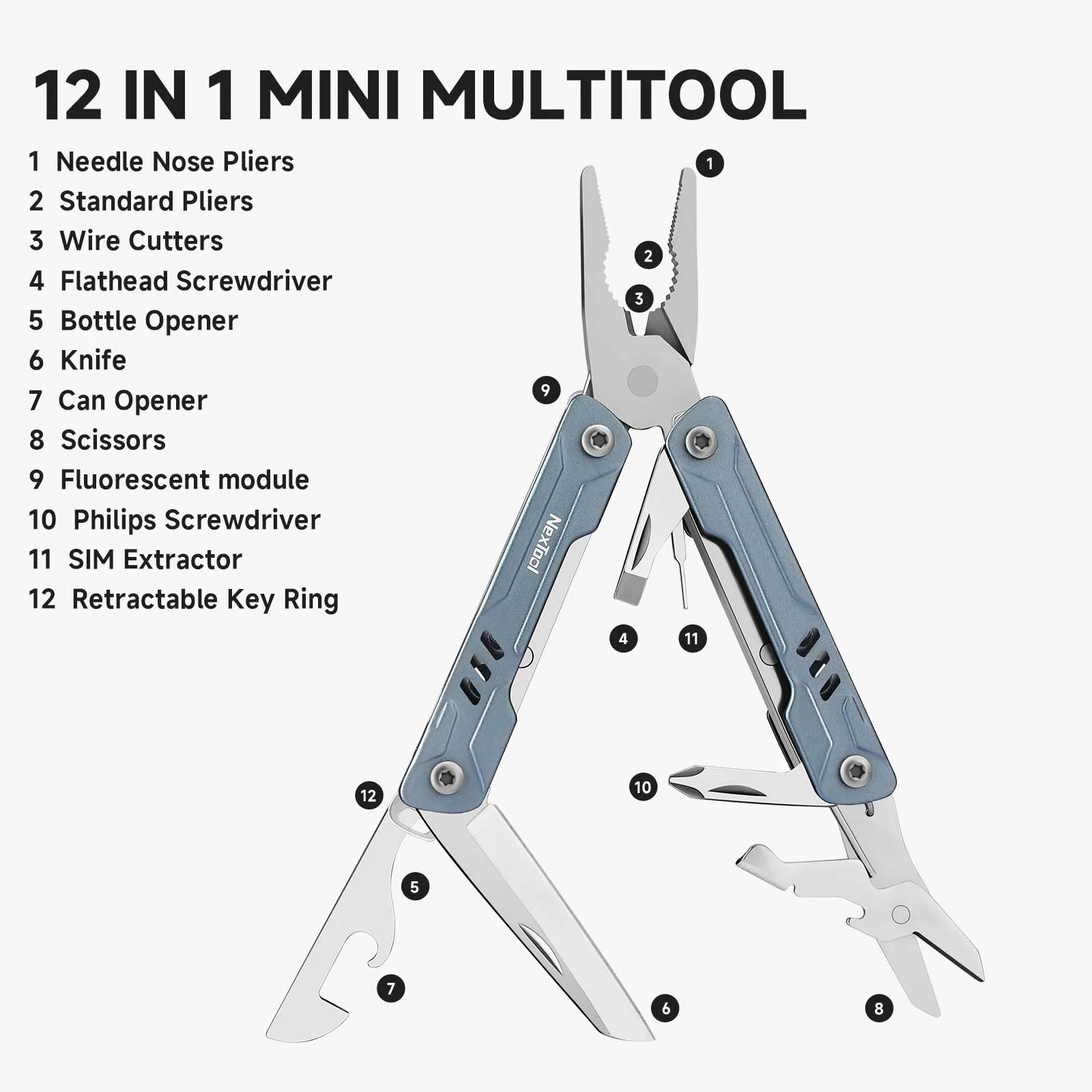 NexTool Mini Sailor S11 Ferram - Power Key Tools avaliação e preço