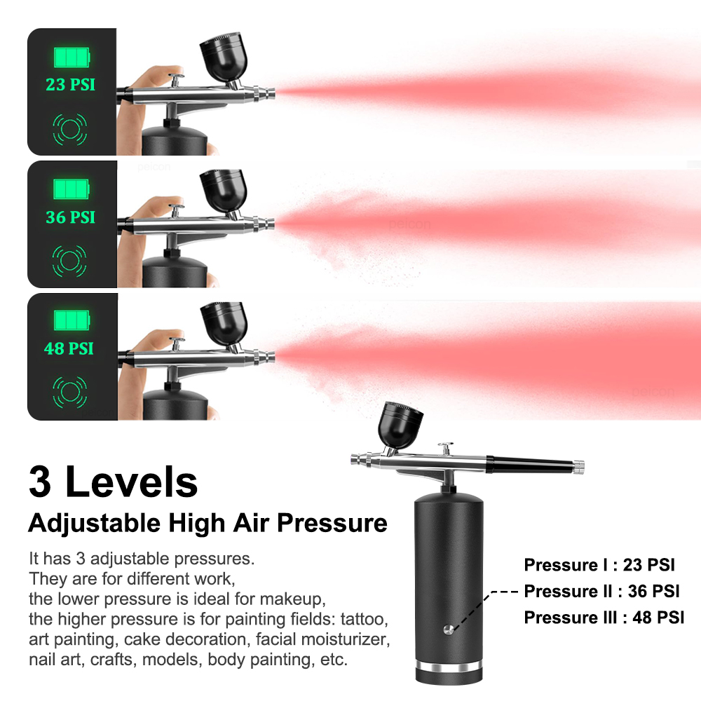 Aerógrafo com Compressor Recar - Air Compressor Mini avaliação e preço