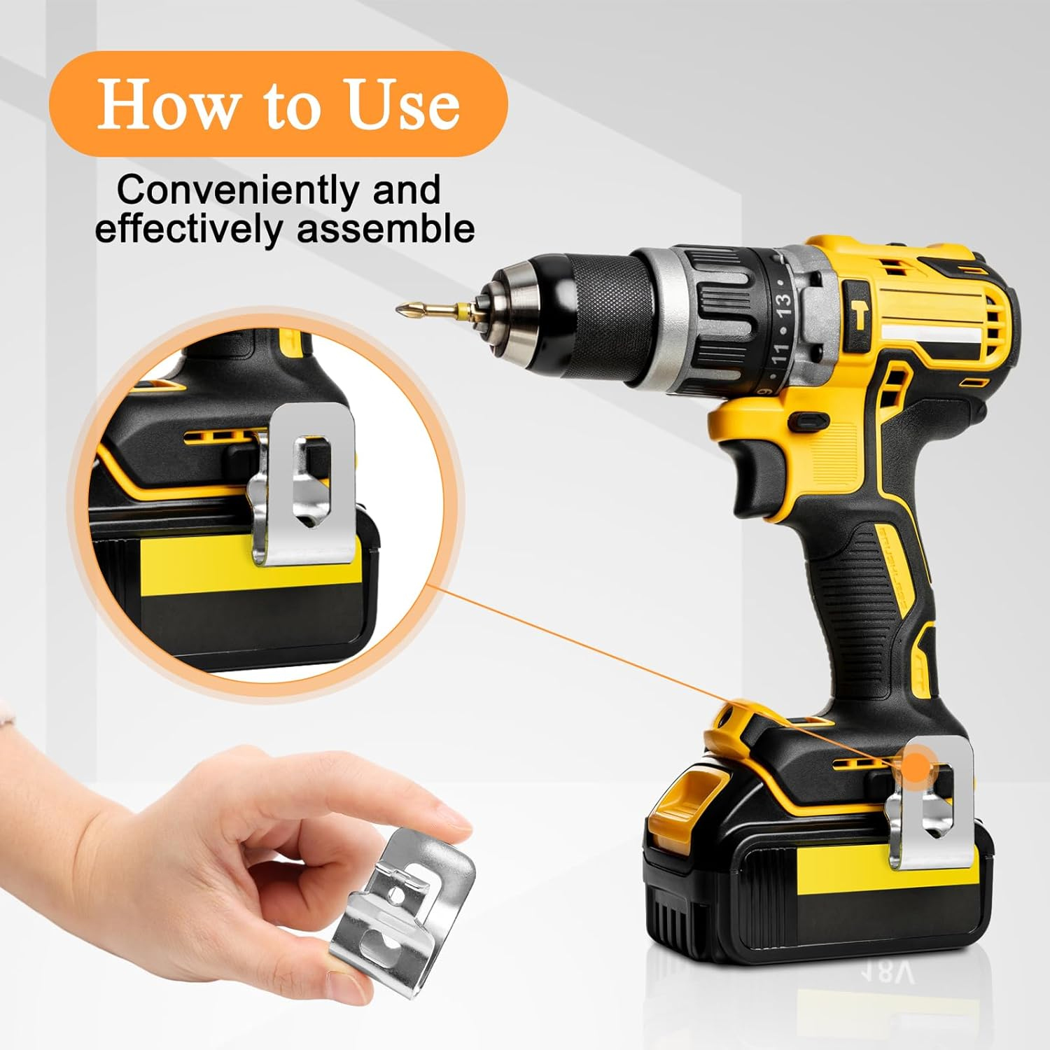 2 pçs ganchos de clipe de cint - Power Tools Jack Hammer avaliação e preço