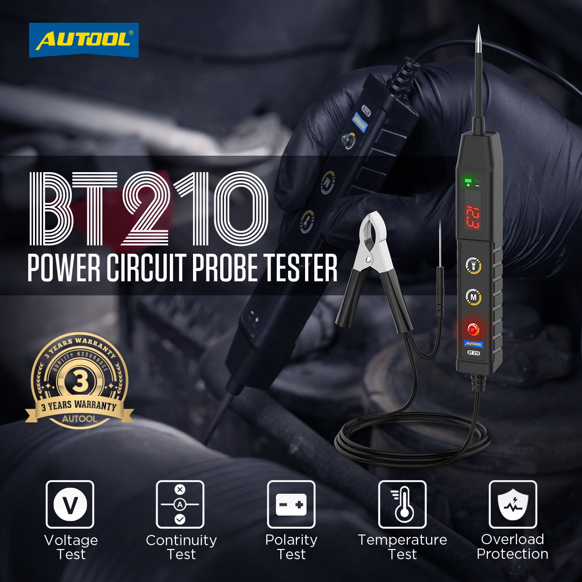 AUTOOL Novo Testador de Circui - Power Tools Voltage avaliação e preço