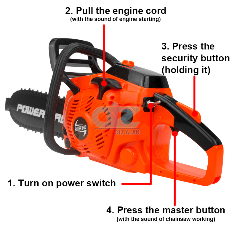 Crianças ferramentas motosserr - Power Tools Kids avaliação e preço