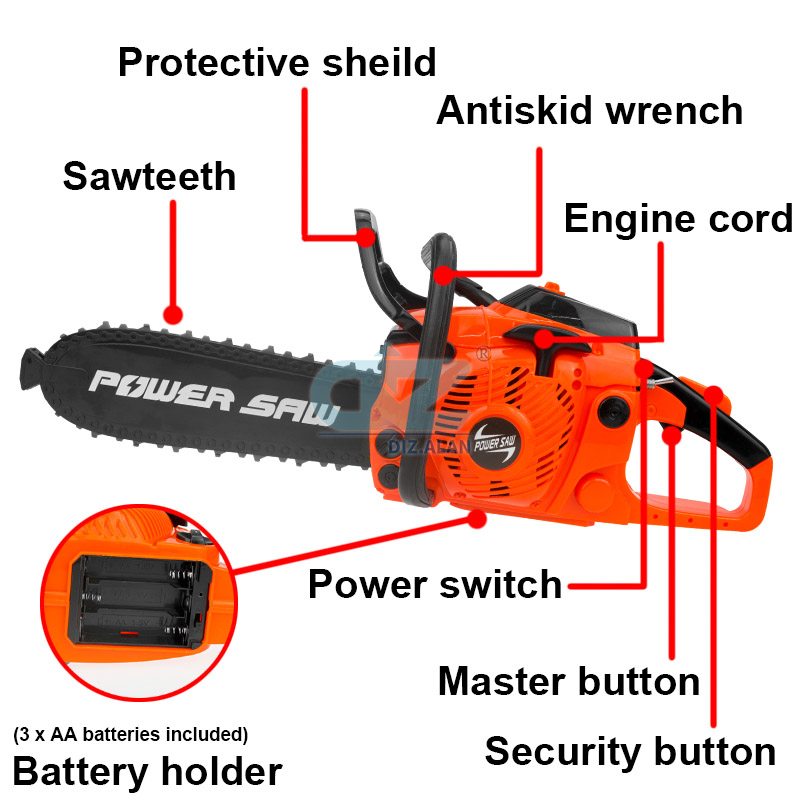 Crianças ferramentas motosserr - Power Tools Kids avaliação e preço