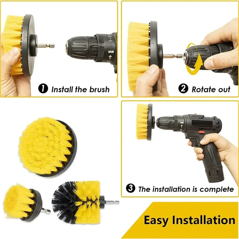 Conjunto de 3 Escovas para Fur - Power Tools Kit Set avaliação e preço