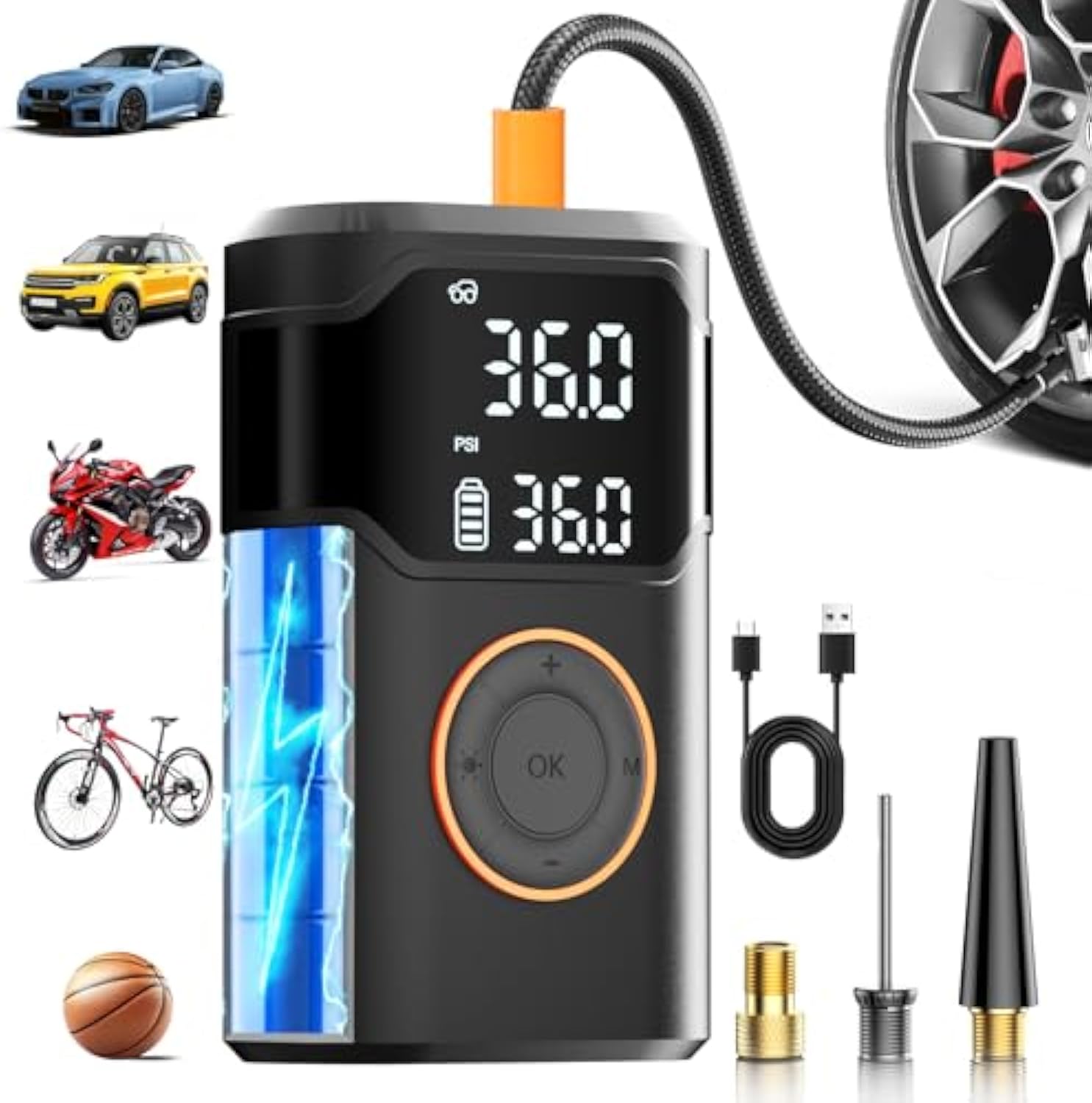 Mini inflador de pneus elétric - Air Compressor Mini avaliação e preço