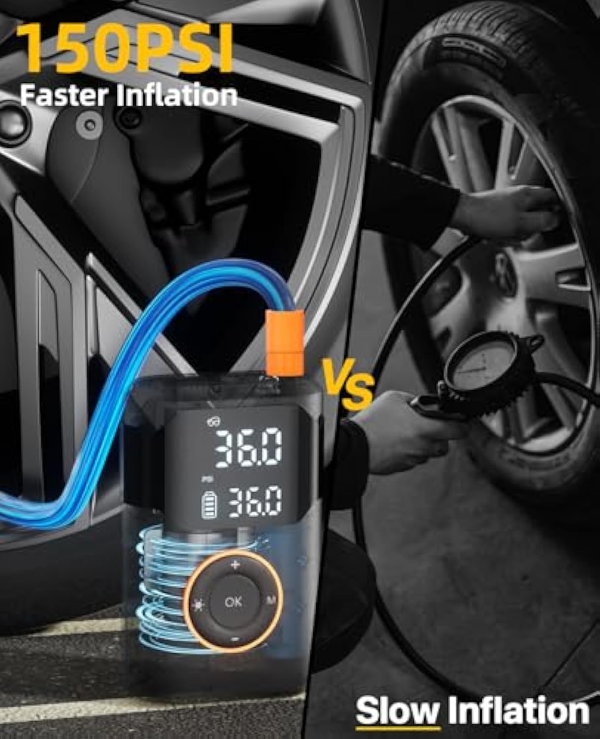 Mini inflador de pneus elétric - Air Compressor Mini avaliação e preço