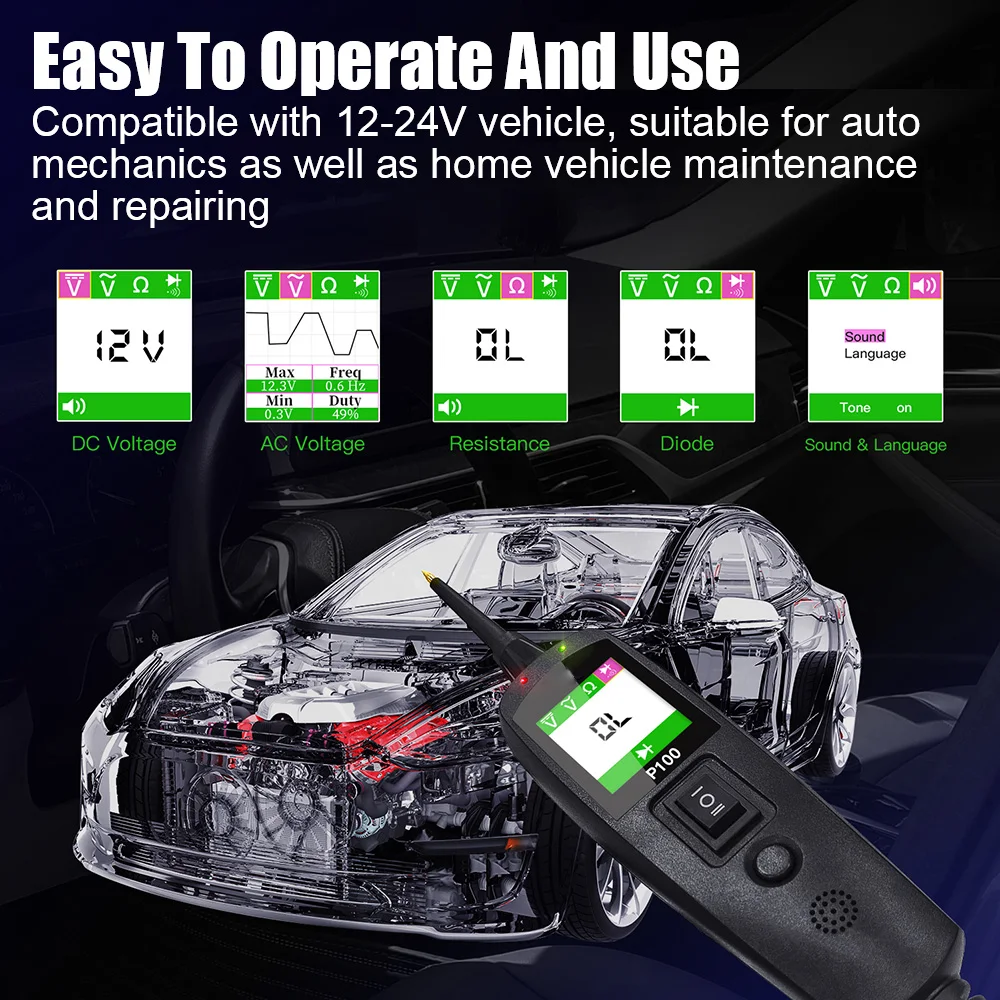 Testador de Circuito Automotiv - Power Tools Voltage avaliação e preço
