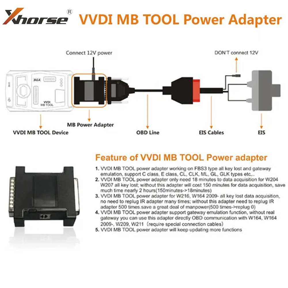 Xhorse vvdi mb bga ferramenta  - Power Tools Automotive avaliação e preço